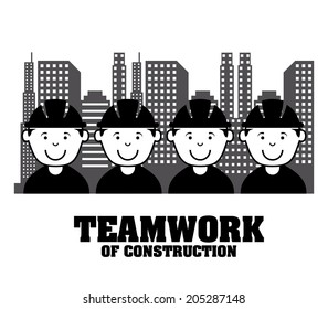 worker design over white background vector illustration