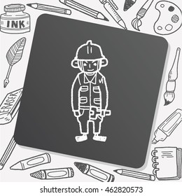 worker doodle