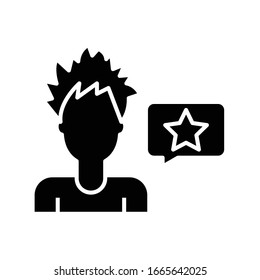 Worker dream line icon, concept sign, outline vector illustration, linear symbol.