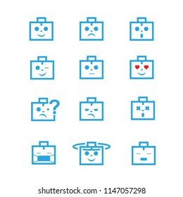 worker emoticon set