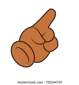 Worker glove cartoon