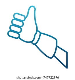 Worker glove isolated