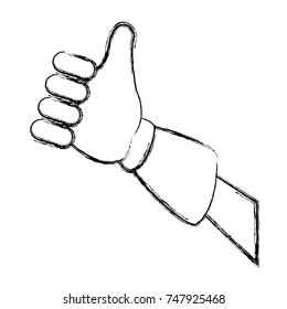 Worker glove isolated