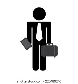worker graphic design , vector illustration