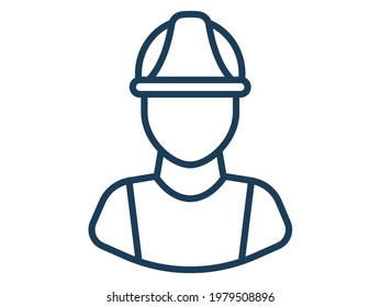manual de trabajo icono único fondo aislado blanco con estilo de contorno