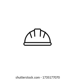 ilustración vectorial de icono de sombrero de trabajo
