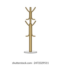 worker hat stand cartoon. industry fashion, vintage girl, lady employee worker hat stand sign. isolated symbol vector illustration