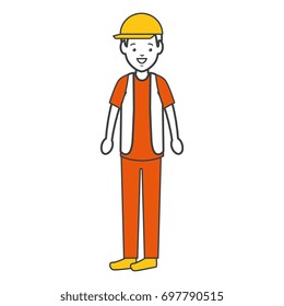 worker with helmet avatar