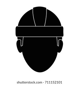 worker with helmet avatar