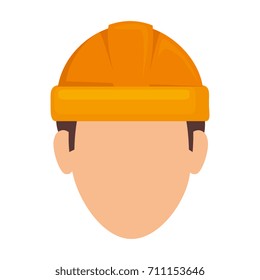 worker with helmet avatar