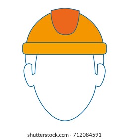 worker with helmet avatar