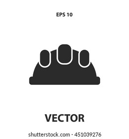 worker helmet icon