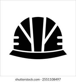 Ícone do capacete do trabalhador, gráficos vetoriais