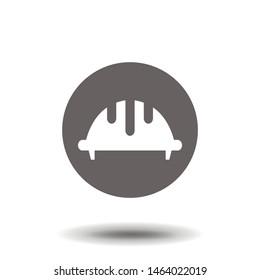worker helmet, worker security filled vector icon. Modern simple isolated sign. Pixel perfect vector illustration for logo, website, mobile app and other designs