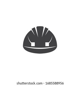 plantilla de diseño de ilustración vectorial de casco de trabajo