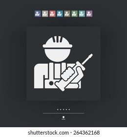 Worker icon
