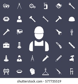 Worker Icon. Construction icons universal set for web and mobile