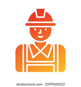 Worker Icon Element For Design