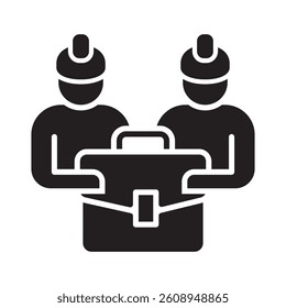 Worker Icon Element for Design