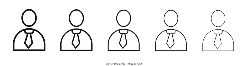 Arbeiter-Symbol, flache Illustration, Logo