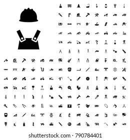 Worker icon illustration isolated vector sign symbol. editable construction icons vector set.
