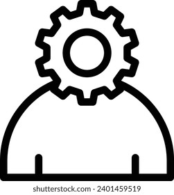worker icon leader vector leader sign
