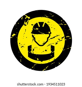 icono de trabajo en fondo blanco