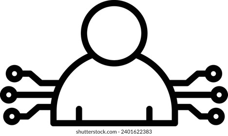 worker icon support staff vector technical people sign