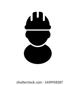 Worker Icon, worker symbol.Work man icon. Workman avatar.
