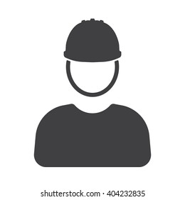 worker icon Vector Illustration on the white background.