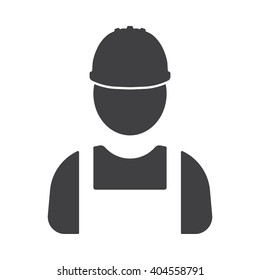 worker icon Vector Illustration on the white background.