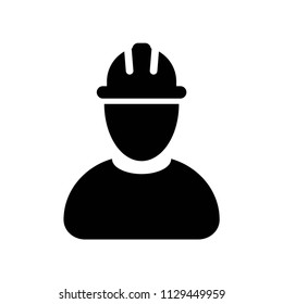 Worker icon vector icon. Simple element illustration. Worker symbol design. Can be used for web and mobile.