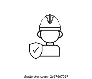 Worker icon vector symbol design illustration