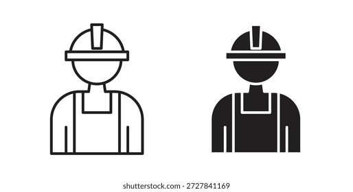 Workersymbole. Gliederungssymbole, Vektorsammlung. flache Illustrationen