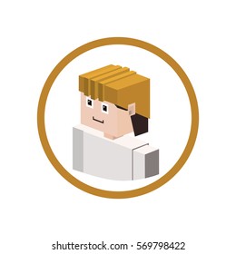 Worker isometric avatar