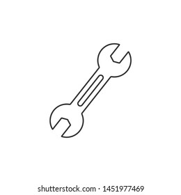 worker key for repair icon vector