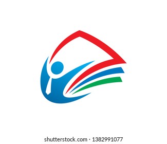 Worker Logo Template, Icon, Symbol
