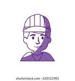 Worker man cartoon