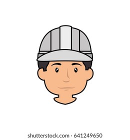 Worker man cartoon