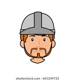 Worker man cartoon