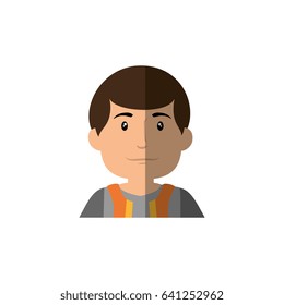 Worker man cartoon