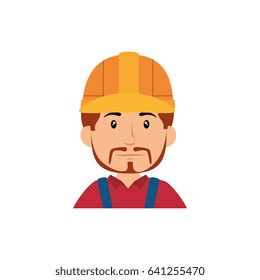Worker man cartoon