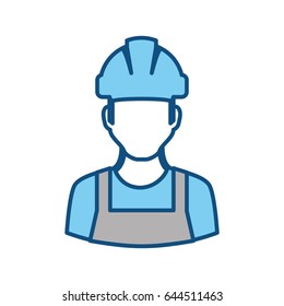 worker man faceless