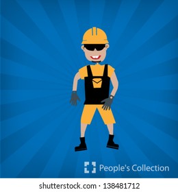 worker man  illustration