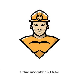 WORKER MAN MASCOT