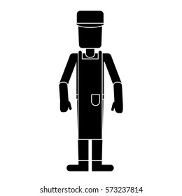 worker man occupation employee pictogram