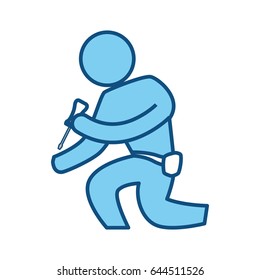 worker man silhouette