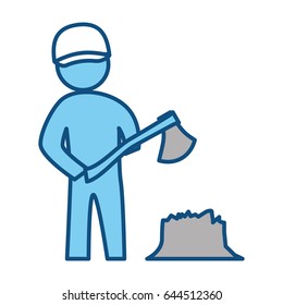 worker man silhouette