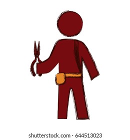 worker man silhouette