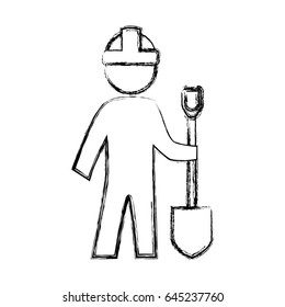 worker man silhouette